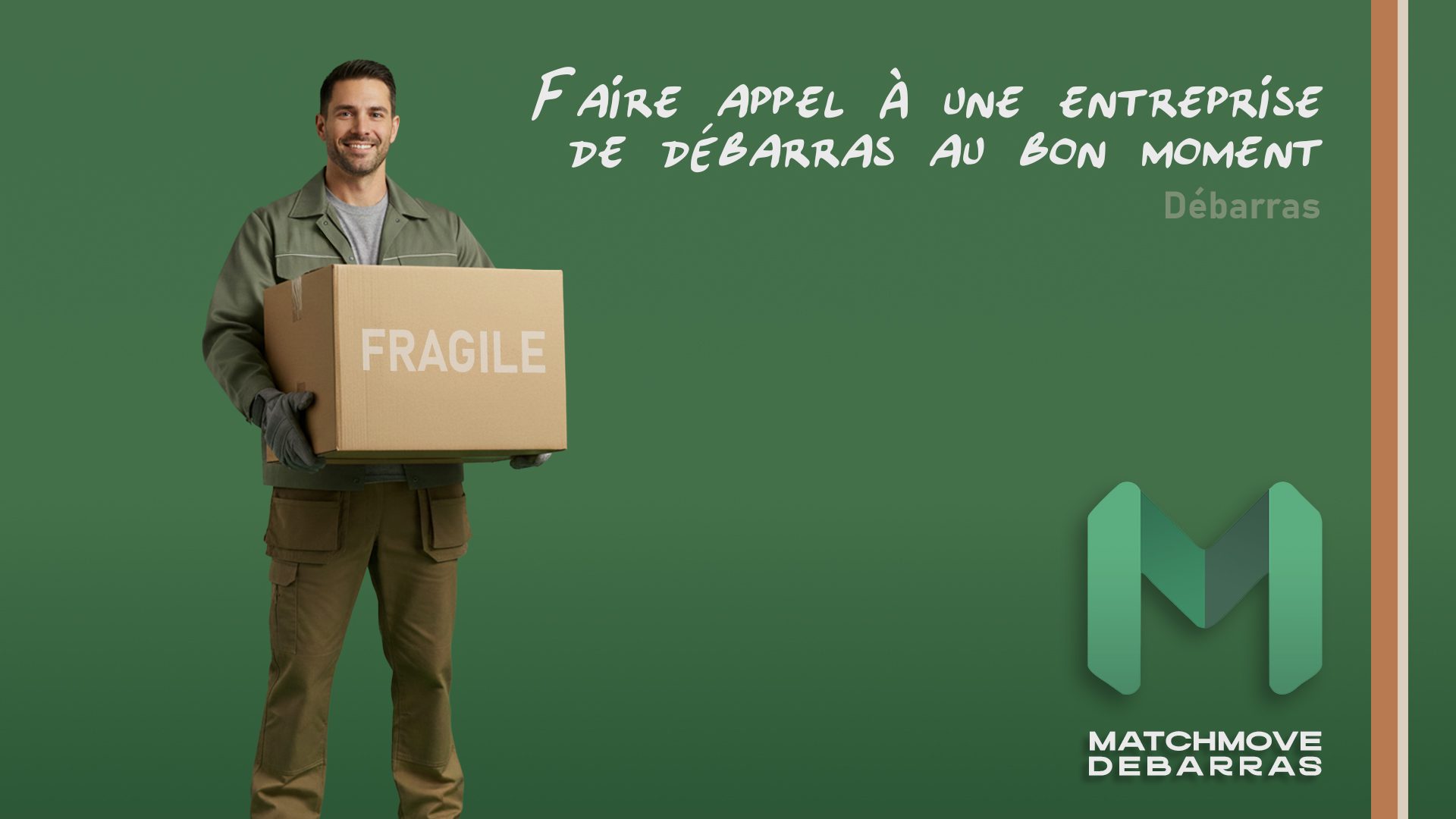 Faire appel à une entreprise de débarras au bon moment