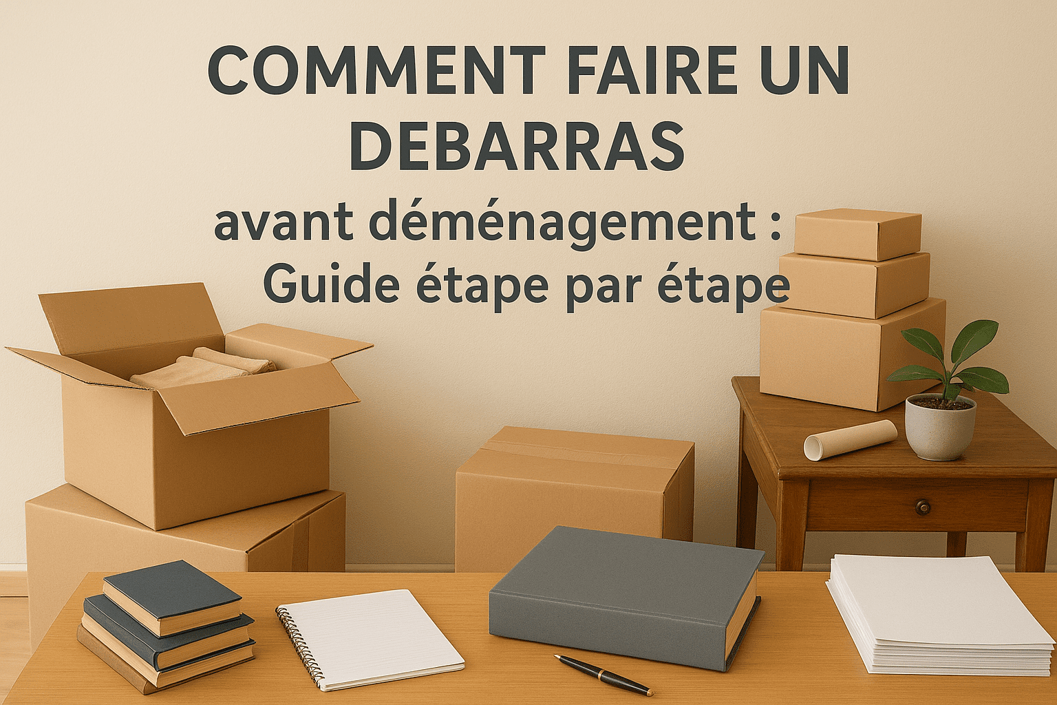 Comment faire un débarras avant déménagement : Guide étape par étape