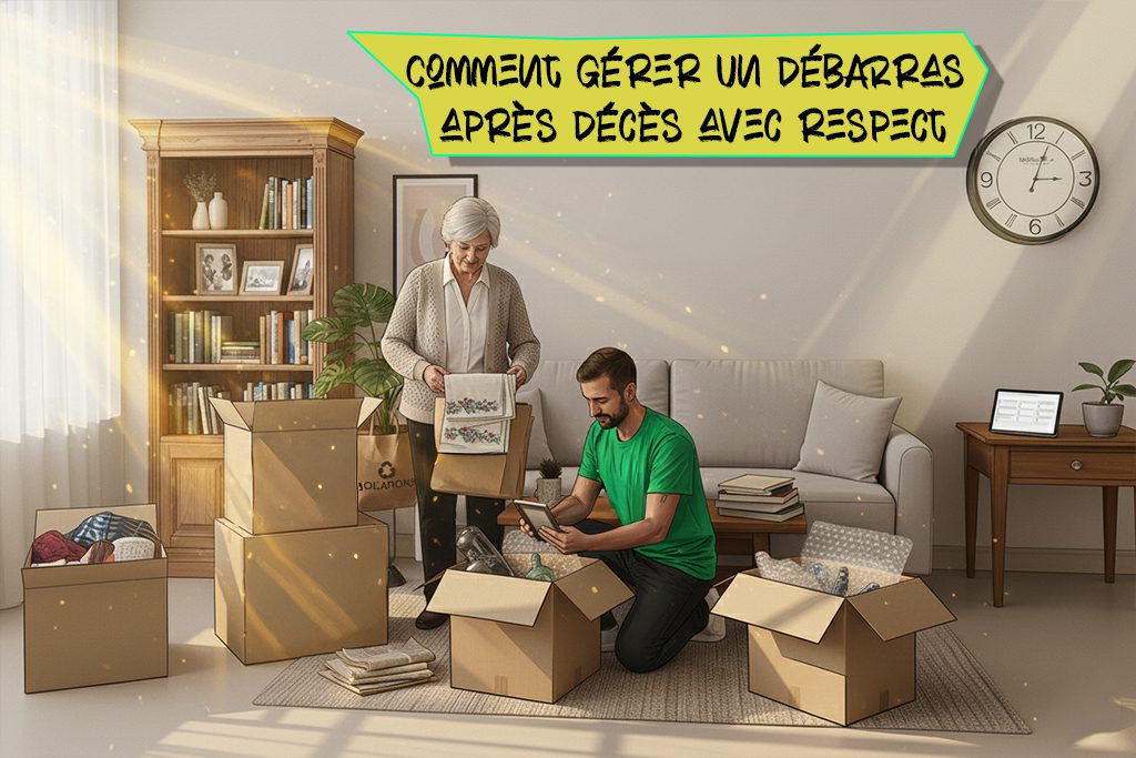 Comment gérer un débarras après décès avec respect