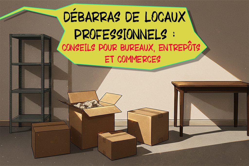 Débarras de locaux professionnels : Conseils pour bureaux, entrepôts et commerces