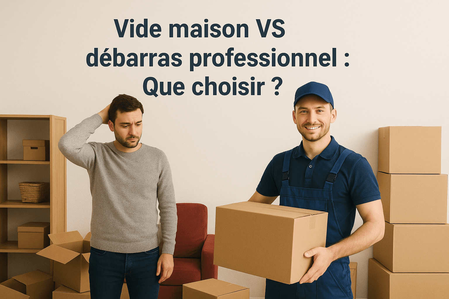 Vide maison VS débarras professionnel : Que choisir ?